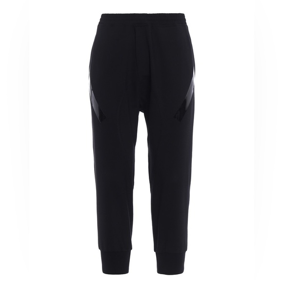 Neil Barrett Wool Blend Low Crotch Trousers Black - Picture 1 of 13